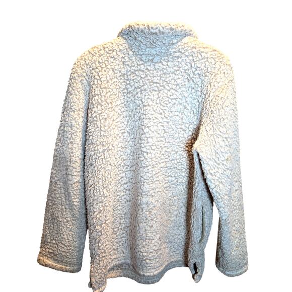 Love Tree Large Cream  Textured Women's Coat Jacket Misses Size L 12 14 Pocket - Picture 5 of 7